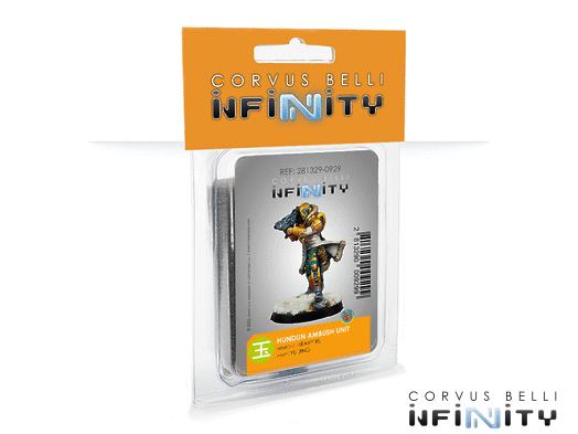 Infinity Yu Jing Hundun Ambush Unit (Heavy RL) Miniature Game Figure Blister Packaging