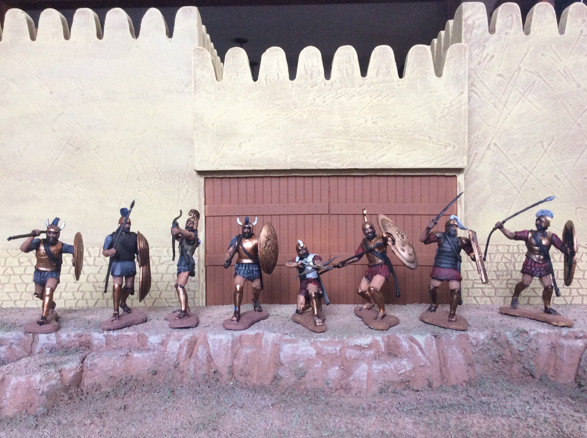 War At Troy Figure Set 1B (Greeks vs Trojans) 1/30 Scale Plastic Figures