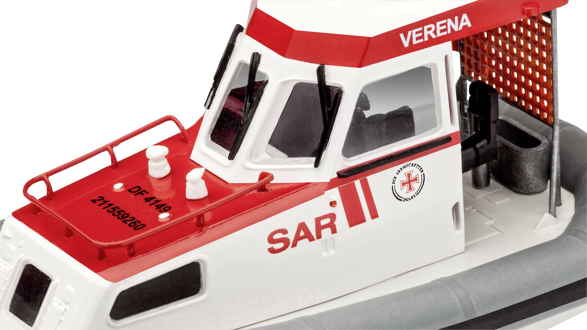 Search And Rescue Daughter Boat Verena 1/72 Scale Model Kit Close Up