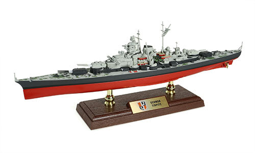 Tirpitz German Battleship 1942, 1:700 Scale Model By Forces Of Valor