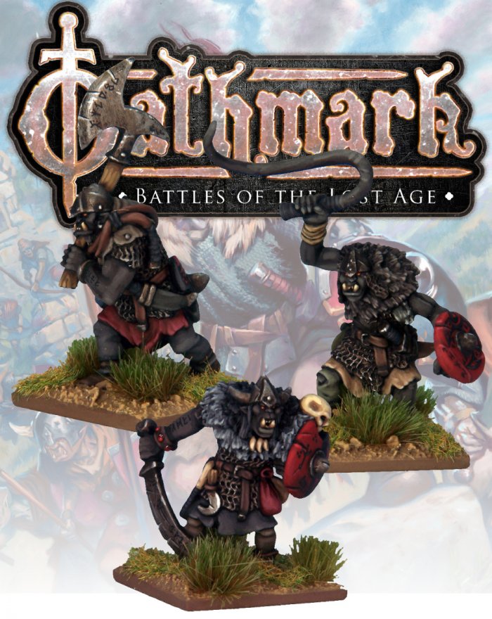 Oathmark Goblin Champions, 28 mm Scale Metal Figures