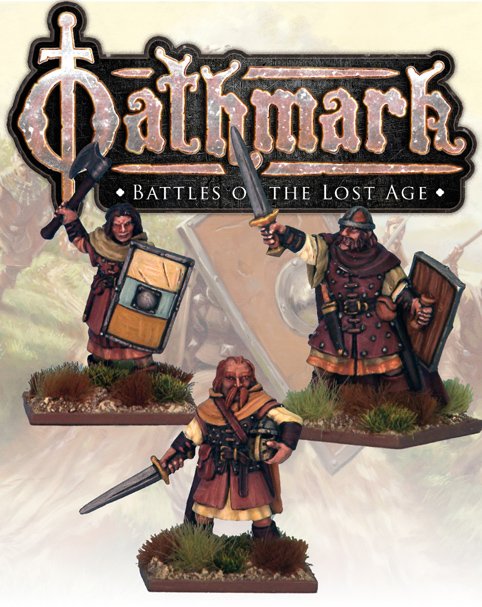 Oathmark Human Champions, 28 mm Scale Metal Figures