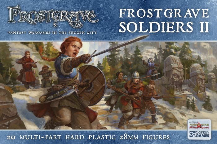 Frostgrave Soldiers II, 28 mm Scale Model Plastic Figures