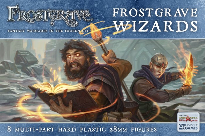 Frostgrave Wizards, 28 mm Scale Model Plastic Figures
