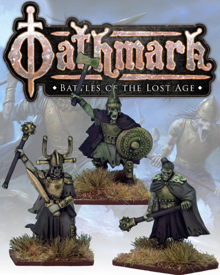 Oathmark Revenant Champions, 28 mm Scale Metal Figures