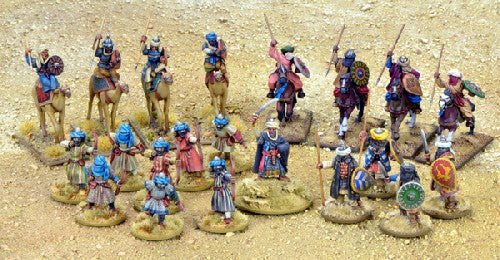 SAGA Mutatawwi’a Starter Warband, 28 mm Scale Metallic Figures