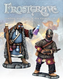Frostgrave Apothecary & Marksman, 28 mm Scale Model Metal Figures