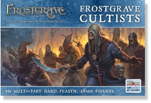 Frostgrave Cultists, 28 mm Scale Model Plastic Figures