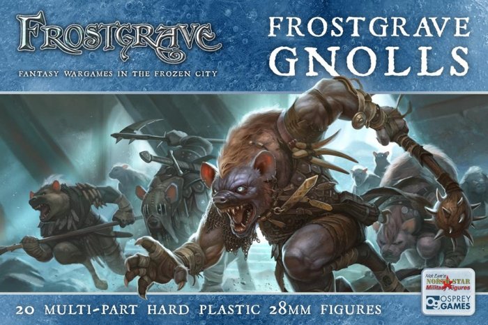 Frostgrave Gnolls, 28 mm Scale Model Plastic Figures