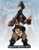 Frostgrave Barbarian Chief, 28 mm Scale Model Metal Figure