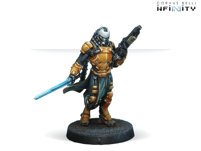 Infinity Yu Jing Imperial Service Sectorial Starter Pack Miniature Game Figures Imperial Agent Pheasant Rank Boarding Shotgun