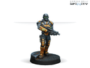 Infinity Yu Jing Imperial Service Sectorial Starter Pack Miniature Game Figures Celestial Guard Combi Rifle