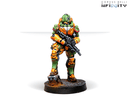 Infinity Yu Jing Invincible Army Sectorial Starter Pack Miniature Game Figures Haidao Combi Rifle