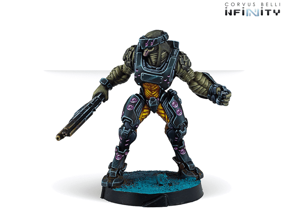 Infinity Combined Army Jayth Cutthroats, Vulkan ShotgunShasvastii Independent Assault Group Miniature Game Figures Jayth Cutthroats 