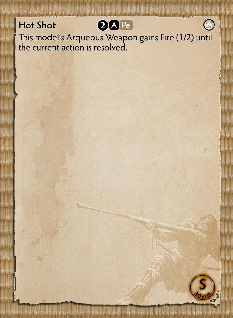 Bushido Jung Pirate Faction “Joben” Miniature Figure Back Of Card