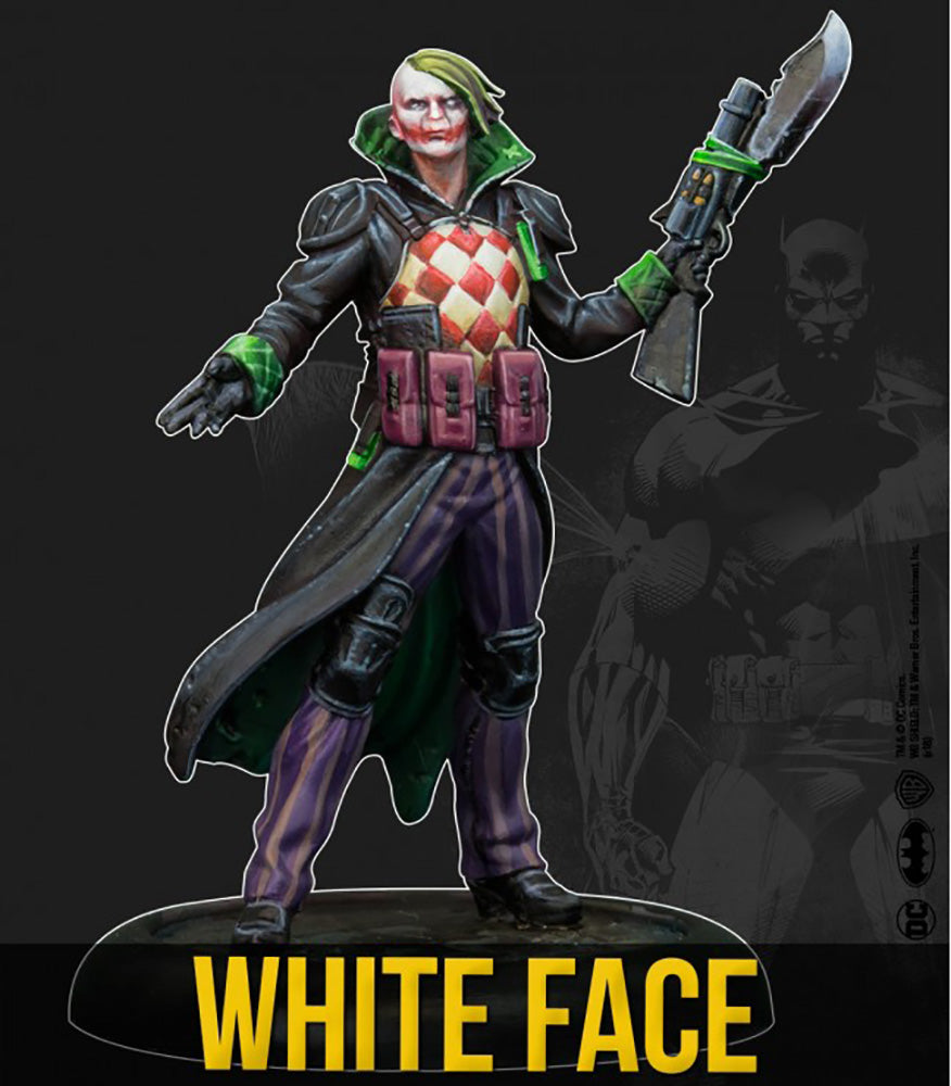 Batman Miniature Game, White Face