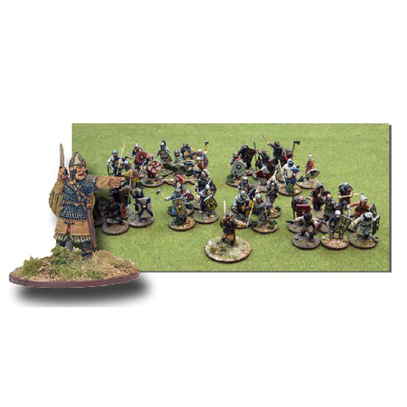 SAGA Age of Vikings, Jomsviking Starter Warband (6 Points), 28 mm Scale Metallic Figures