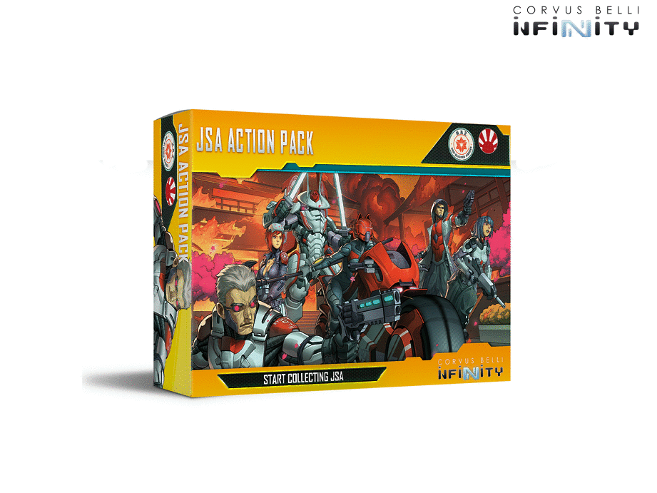 Infinity NA2-JSA Action Pack Miniature Game Figures Box