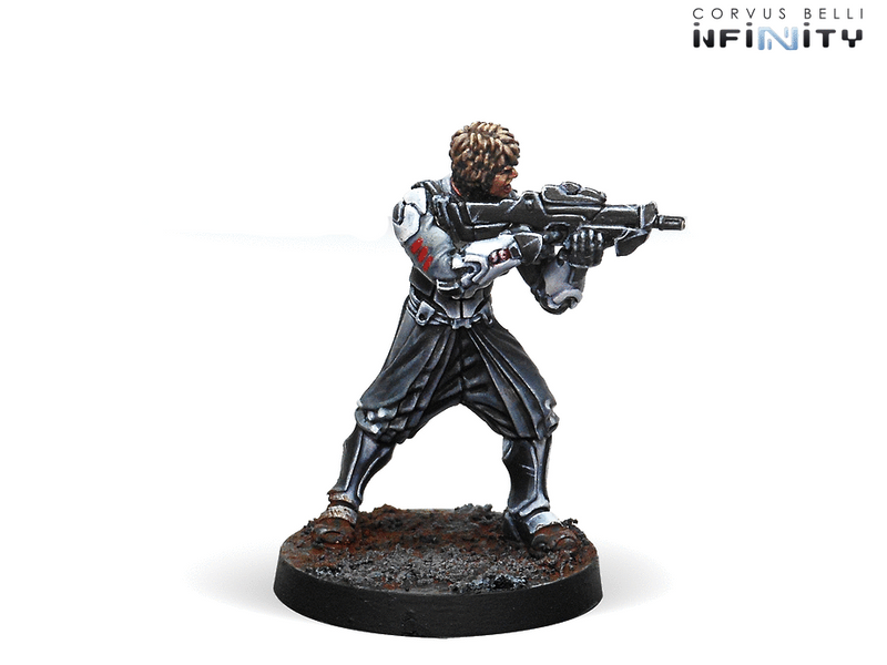 Infinity NA2-JSA Action Pack Miniature Game Figures Keisotsu w Combi Rifle