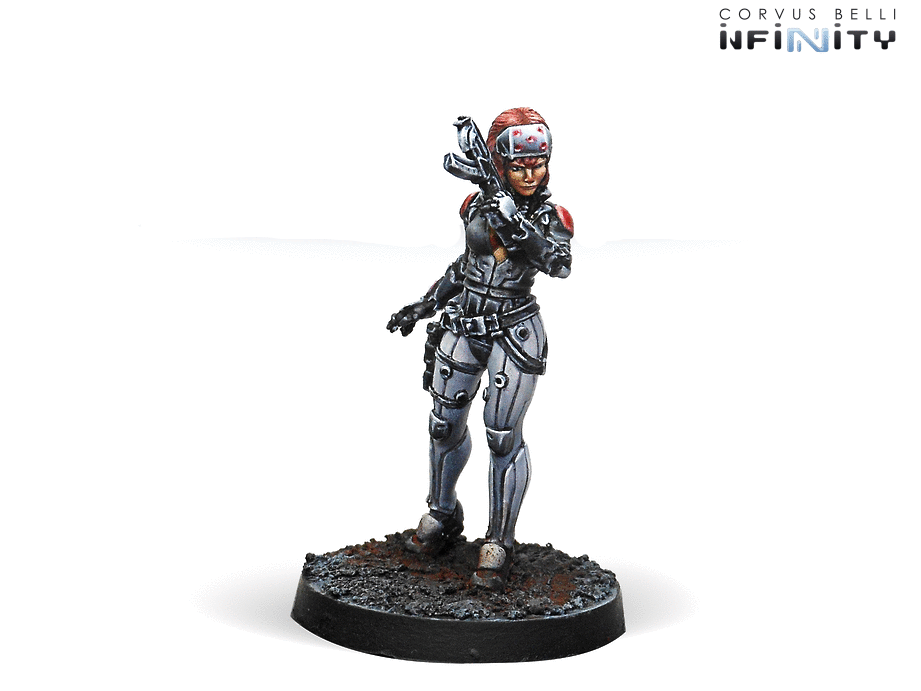 Infinity NA2-JSA Action Pack Miniature Game Figures Ryūken Forward Deployment (Submachine Gun)