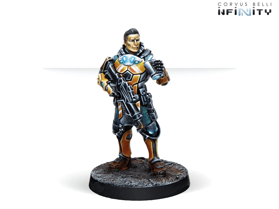 Infinity CodeOne Yu Jing Support Pack Miniature Game Figures Mech Engineer