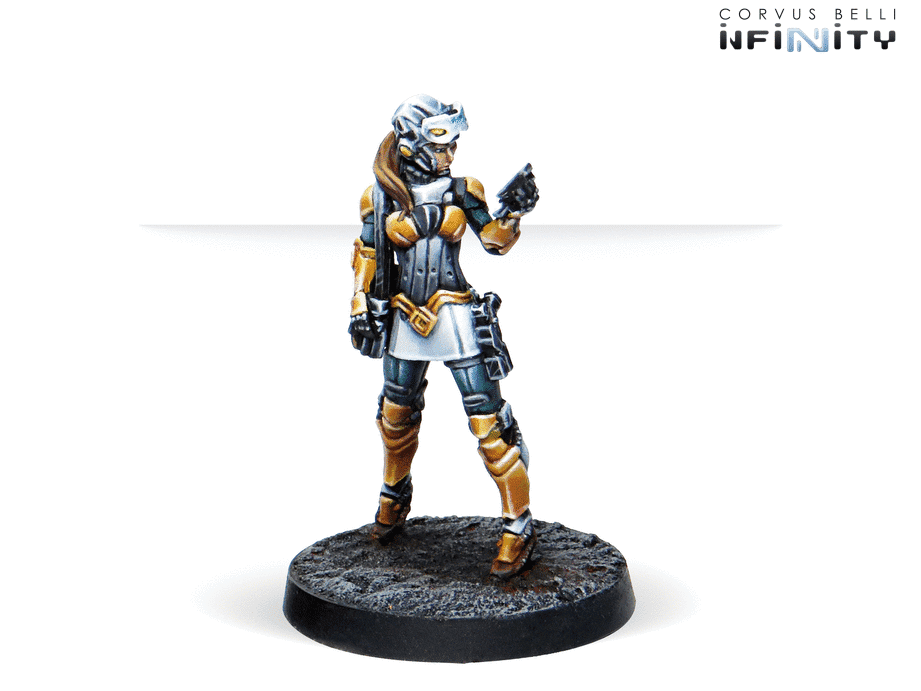 Infinity CodeOne Yu Jing Support Pack Miniature Game Figures Zhanshi Yisheng