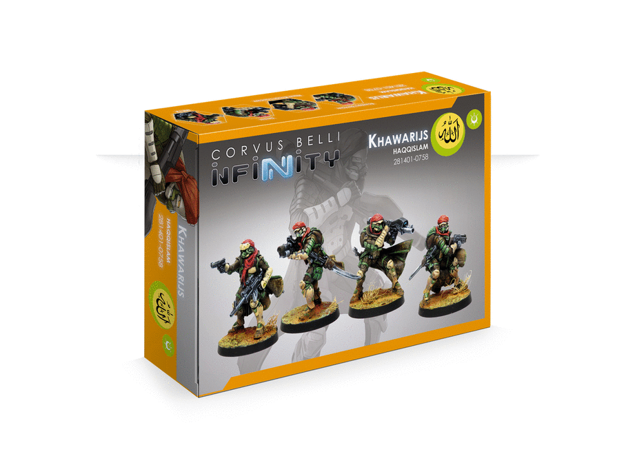 Infinity Haqqislam Khawarijs Miniature Game Figures Box