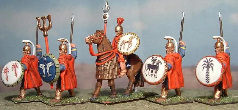 Carthaginian Command & Cavalry 1/72 Scale Plastic Model Figures Painted Examples