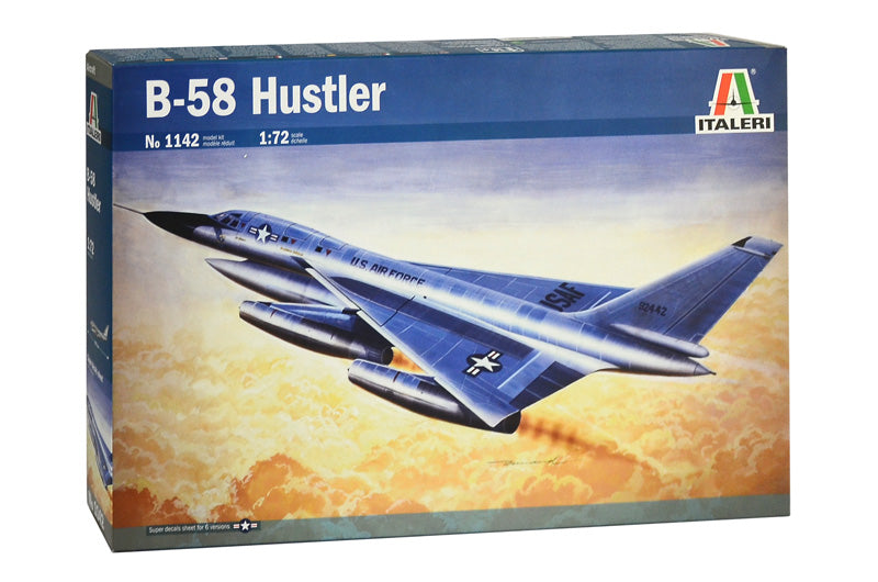 Convair B-58 Hustler, 1/72 Scale Plastic Model Kit