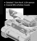 Pz.Kpfw.III Ausf.N w/Side-skirt Armor 1/72 Scale Model Kit Turret Details