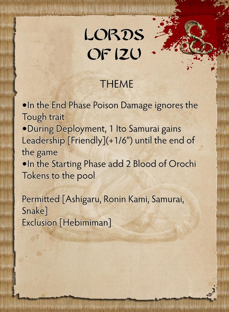 Bushido Ito Clan Special Card Deck Lords Of Izu