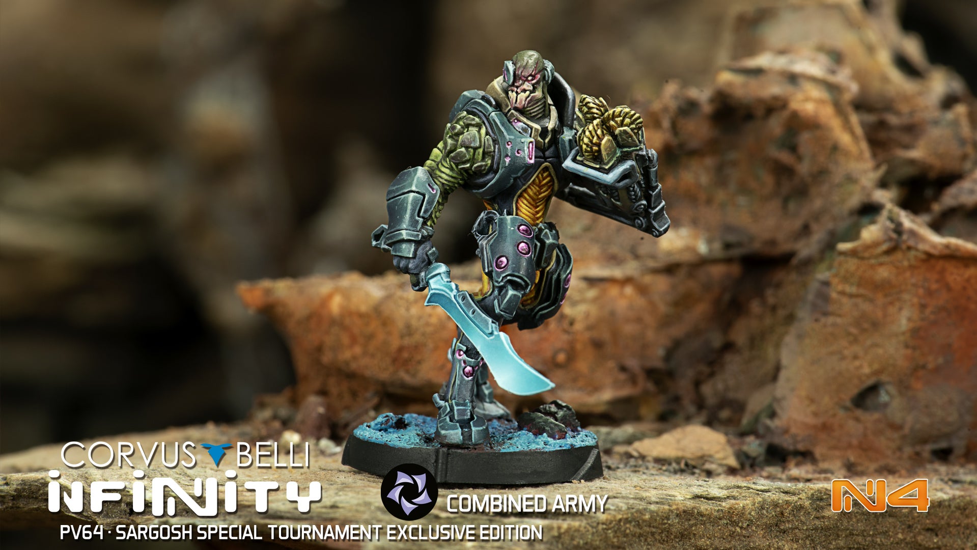 Infinity Tournament System Season 13 “Frozen Roads” Special Tournament Pack Sargosh  (Thermoplastic Model) Diorama