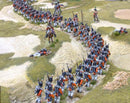 Napoleonic Waterloo British Infantry Centre Companies, 28 mm Scale Model Plastic Figures Kit Painted Example
