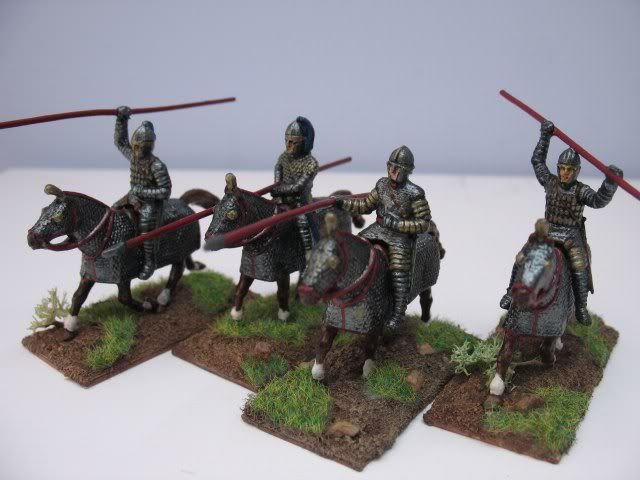 Late Roman Cataphracts 1/72 Scale Model Plastic Figures Example Painted Figures