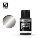 Metal Color Gunmetal Grey Acrylic Paint, 32 ml Bottle By Acrylicos Vallejo