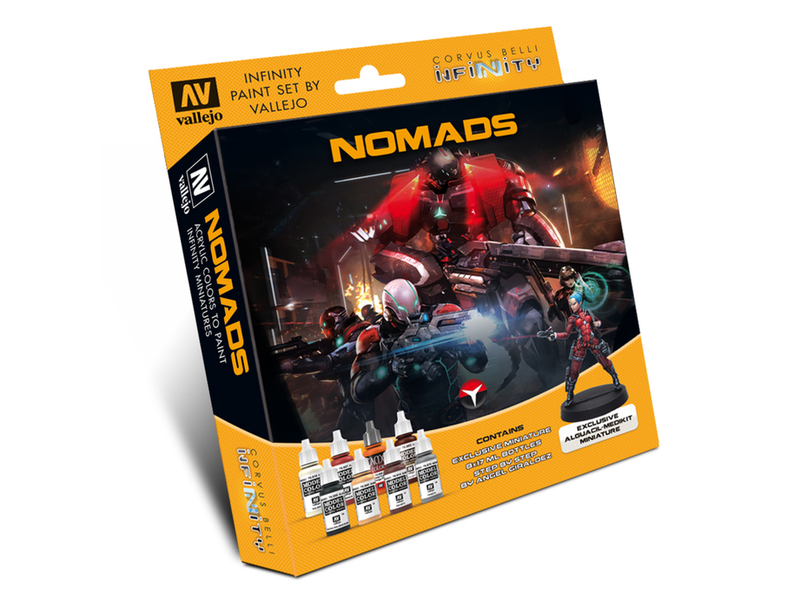 Infinity Nomads Model Color Paint Set By Acrylicos Vallejo