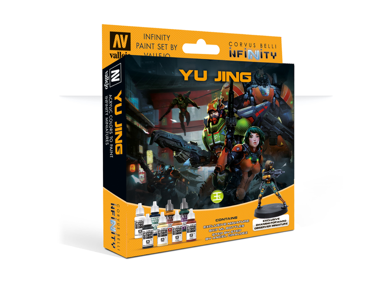 Infinity Yu Jing Model Color Paint Set By Acrylicos Vallejo