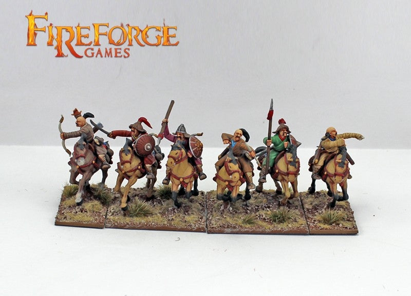 Mongol Cavalry, 28mm Plastic Model Figures Painted Examples