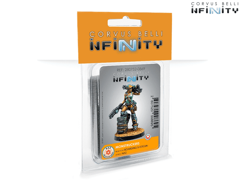 Infinity NA2 Monstruckers (Boarding Shotgun) Miniature Game Figure Blister Package