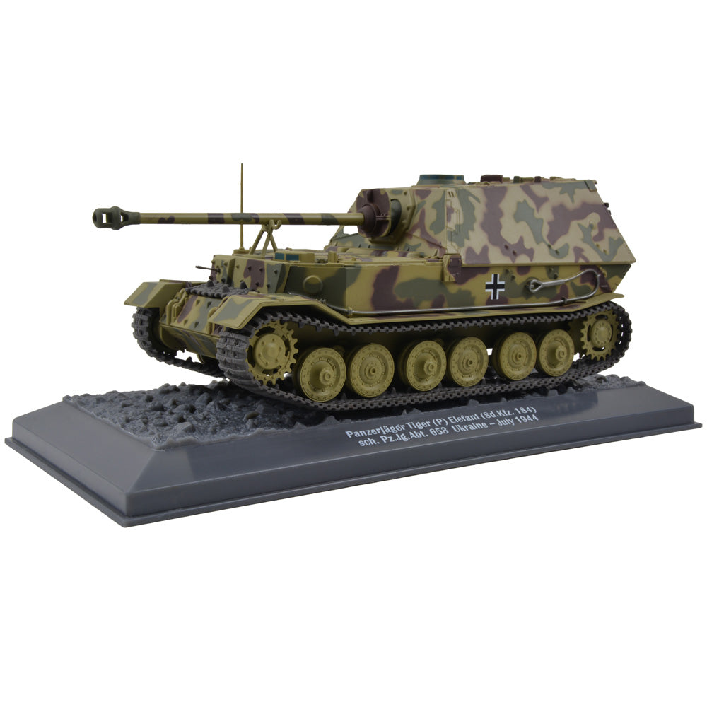 Motor City Classics Sd.Kfz 184 Elefant Heavy Tank Destroyer 1944, 1/43 Scale Model With Base