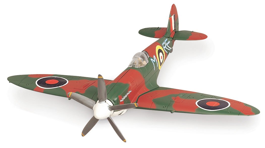 Front view of New Ray Supermarine Spitfire 1/48 Scale Model Kit