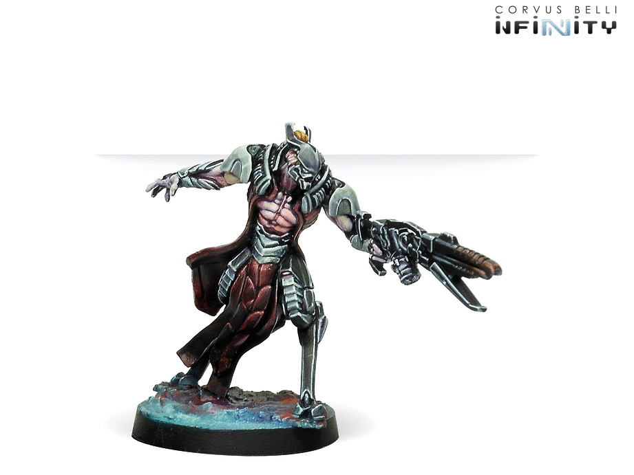 Infinity Combined Army Nexus Operatives (Hacker) Miniature Game Figure