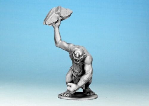 Oathmark Troll 3, 28 mm Scale Model Metallic Figure