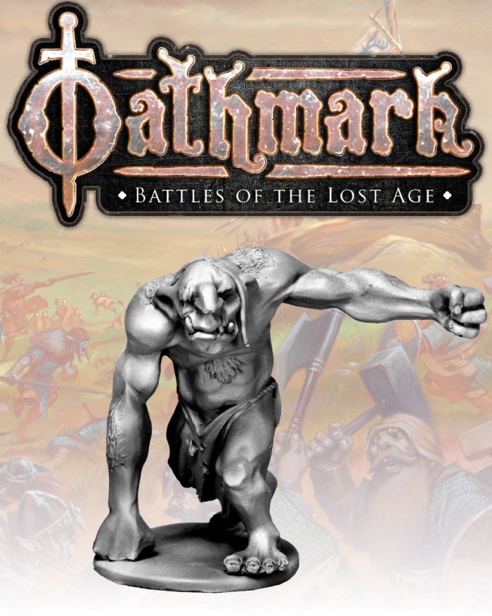 North Star Oathmark Troll 2 28mm scale metal fantasy miniature for tabletop wargaming