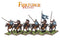 Forgotten World Northmen Cavalry, 28mm Plastic Model Figures Painted Example