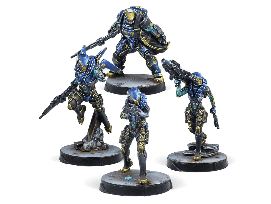 Infinity O-12 Nyoka Assault Troops Miniature Game Figures