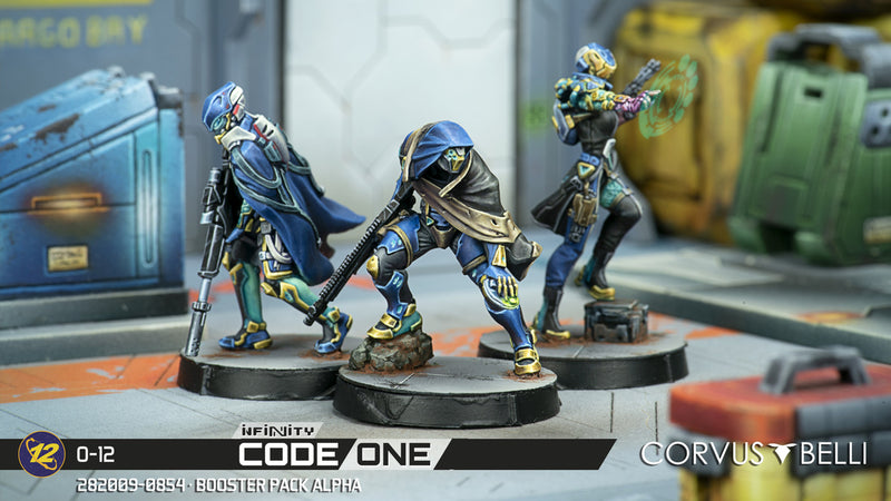 Infinity CodeOne O-12 Booster Pack Alpha Miniature Game Figures Scene 1