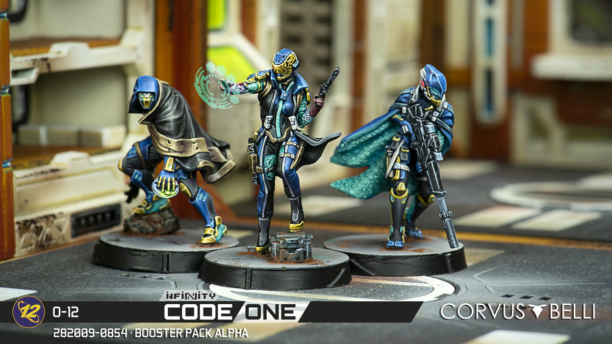 Corvus Belli | Infinity Code One O-12 Booster Pack Alpha Game Figures ...