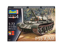T-55A/AM Main Battle Tank, 1/72 Scale Model Kit Box Front