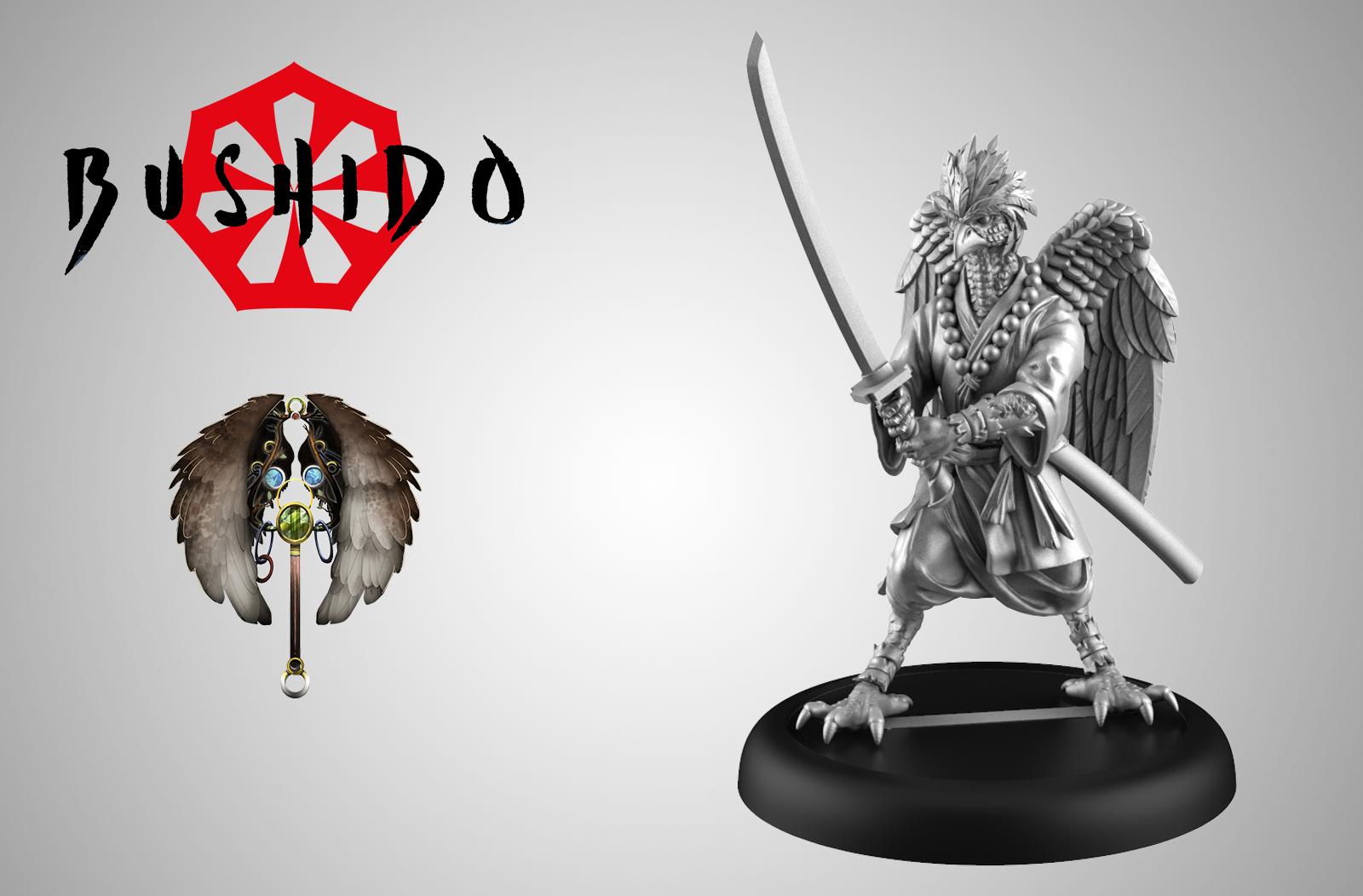 Bushido The Descension Faction “Oshibe” Miniature Figure